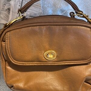 Vintage Brown Leather Women's Bag